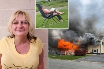 தனது சொந்த வீட்டை தீயிட்டு கொளுத்திவிட்டு ரிலாக்சாக உட்கார்ந்து ரசித்த பெண்! காரணம் என்ன? அதிர்ச்சி வீடியோ