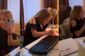 என்னா நடிப்புடா சாமி...அம்மாவை போல் நடித்த சிறுமி! வேறலெவல் ரியக்சன்