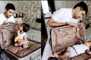 நடிகர் சதீஷின் குழந்தை செய்த காமெடி... மில்லியன் இதயங்களை நெகிழ வைத்த அழகிய காட்சி