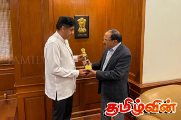 இந்தியாவின் தேசிய பாதுகாப்பு ஆலோசகரை புதுடில்லியில் சந்தித்துப் பேசிய சஜித்