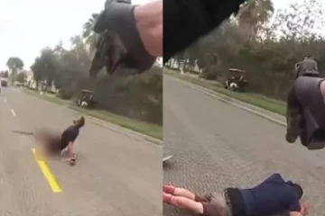 பெற்றோரை கொடூரமாக கொன்ற மகன்; துப்பாக்கியால் சுட்ட போலீஸ்..கூலாக பாடிய வினோதம்!