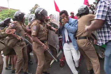 විරෝධතාවයකින් උණුසුම් වු කුරුණෑගල - (VIDEO)