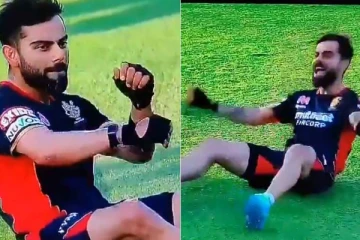 கடைசி நிமிடத்தில் வெற்றி பாதைக்கு கொண்டு சென்ற தோனி - துள்ளிக்குதித்த விராட் கோலி