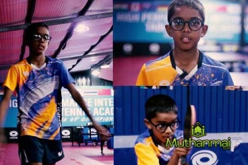 உலக மேசைப்பந்தாட்ட தரவரிசையில் முதலிடம் பிடித்த இலங்கை சிறுவன்