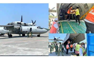 இந்திய விமானப்படை விமானத்தில் டெல்லியிலிருந்து மருத்துவ உபகரணங்கள் சென்னைக்கு வந்தது!