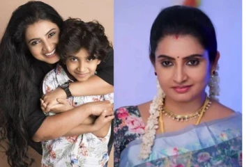 ஒரு துளியும் மேக்கப் இல்லாமல் மகனுடன் மார்டன் உடையில் பாண்டியன் ஸ்டோர்ஸ் தனம்! மிரள வைக்கும் அழகு... வைரலாகும் அரிய புகைப்படம்