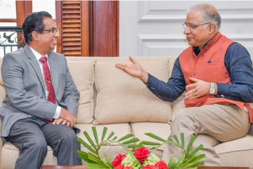 ஜனாதிபதியின் செயலாளரை சந்தித்து கலந்துரையாடிய இந்திய உயர்ஸ்தானிகர்