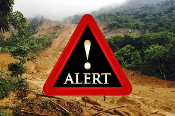 නාය යෑම් අනතුරු යාවත්කාලීන කරයි - හෙට දක්වා අනතුරු ඇගවීම් නිවේදනය මෙන්න