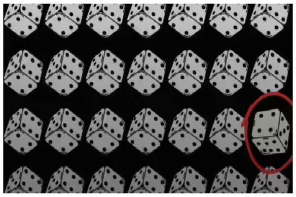Optical illusion: பல பகடைகளுக்கு மத்தியில் வித்தியாசமான பகடையை கண்டுபிடிக்க முடியுமா? | Optical Illusion Challenge Spot Different Dice