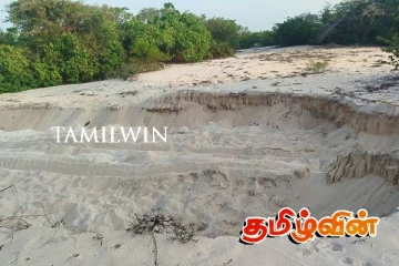 வடமராட்சி கிழக்கில் தொடரும் மணல் கொள்ளை