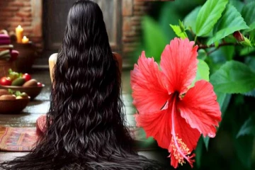 செம்பருத்தி இலையுடன் இத கொஞ்சமா அரைச்சு போடுங்க.. காடு மாதிரி தலைமுடி வளரும்!