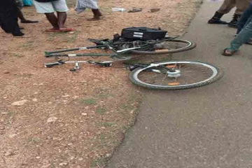 கிளிநொச்சி விபத்தில் வெளிநாட்டில் இருந்து வந்தவர் உயிரிழப்பு