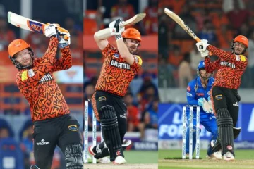 சிக்ஸர் மழைபொழிந்து மும்பை இந்தியன்சை அசுரவதம் செய்த மூவர்! புதிய வரலாறு படைத்த SRH..278 ரன் இலக்கு (வீடியோ)