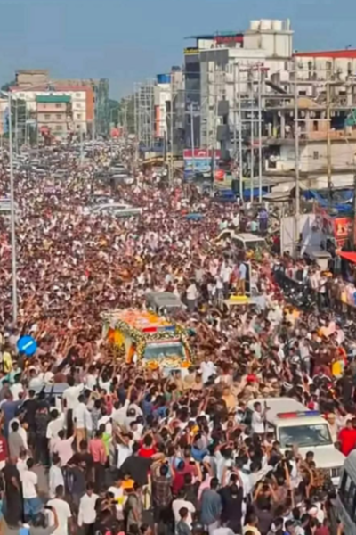 உலகளவில் 4 வது பெரிய கூட்டம் - சாதனை புத்தகத்தில் இந்திய பாடகர் ஜுபின் கார்க்கின் இறுதி நிகழ்வு | Limca Say Zubeengarg Funeral 4Th Biggest Gathering