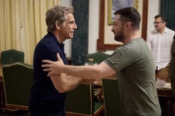 உக்ரைன் ஜனாதிபதியை சந்தித்த பிரபல நடிகர்: பின்னணி