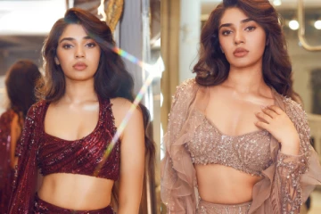 க்ரித்தி ஷெட்டி பேஷன் ஷோவில் ஜொலிக்கும் உடையில் ஹாட் ஸ்டில்கள்