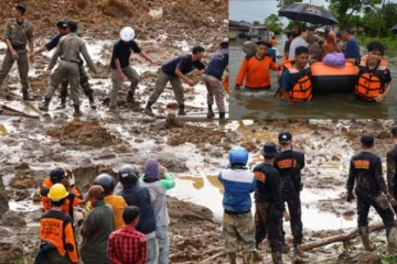 இந்தோனேசியாவில் நிலச்சரிவால் உயரும் பலி எண்ணிக்கை! தப்பியோடிய 70,000 மக்கள்