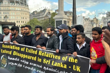 காணாமல்போனோருக்கு நீதிவேண்டும்: பிரிட்டனில் பெருந்திரளாக ஒன்று திரண்ட தமிழர்கள்