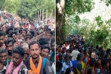 கட்டுக்கடங்காத கூட்டம்; குவிந்த பக்தர்கள் - கோவிலில் பெண்களுக்கு மூச்சுத் திணறல்!