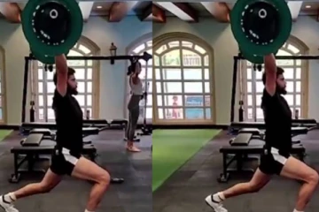 வாவ்... இணையத்தை கலக்கும் விராட்கோலியின் அசத்தலான உடற்பயிற்சி வீடியோ  - ஆச்சரியத்தில் ரசிகர்கள்