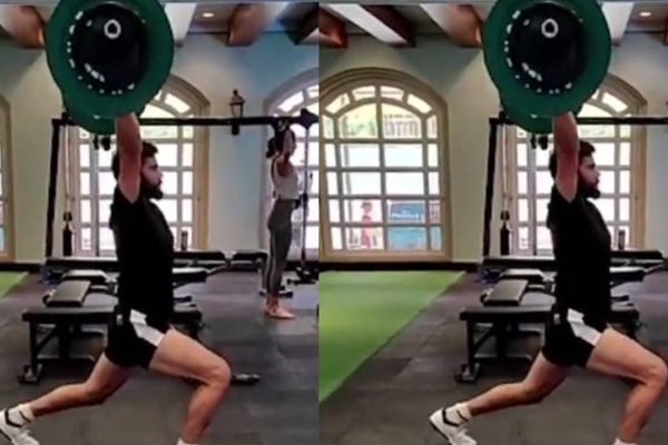 வாவ்... இணையத்தை கலக்கும் விராட்கோலியின் அசத்தலான உடற்பயிற்சி வீடியோ  - ஆச்சரியத்தில் ரசிகர்கள் - தமிழ்நாடு