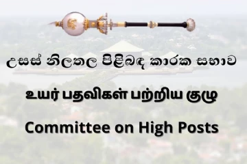තවත් ලොක්කෝ හතරකට පත්වීම් - උසස් නිලතල පිළිබඳ පාර්ලිමේන්තු කාරක සභාවෙන් අනුමැතිය