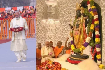 அயோத்தியில் வரலாறு காணாத கோலாகலம்.., ராமர் சிலையை திறந்து வைத்தார் பிரதமர் மோடி