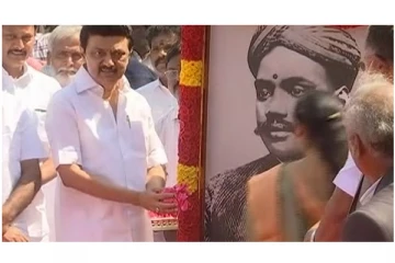 வ.உ.சி.151-வது பிறந்தநாள் - முதலமைச்சர் மு.க.ஸ்டாலின் மலர் தூவி மரியாதை