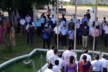 யாழ் மாவட்ட செயலகத்தில் இடம்பெற்ற சுதந்திர தின நிகழ்வு!