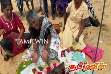 பல்லாயிரக்கணக்கான மக்களின் கண்ணீரில் நனைகிறது முள்ளிவாய்க்கால் மண்..