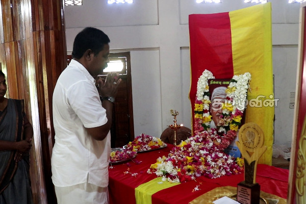கிளிநொச்சியில் பசுபதிப்பிள்ளையின் முதலாம் ஆண்டு நினைவு வணக்க நிகழ்வு (Photos) | Pasupathipillai First Anniversary Commemoration