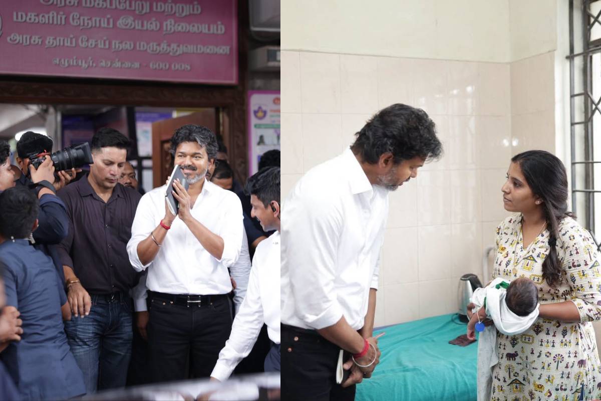 cm vijay at egmore hospital