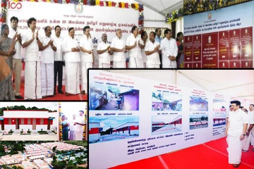 இந்தியாவில் மறுவாழ்வு முகாமில் உள்ள இலங்கைத் தமிழர்களுக்கு புதிய வீடுகள்