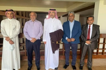 ஸ்ரீலங்கா முஸ்லிம் காங்கிரஸின்  தேசியத்தலைவர் மற்றும் சவூதி நிதியத்தின் பிரதிநிதி இடையே சந்திப்பு(Photos)