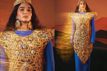 10 கிலோவுக்கும் அதிகமான தங்கத்தில் செய்யப்பட்ட ஆடை.., கின்னஸ் உலக சாதனை படைப்பு