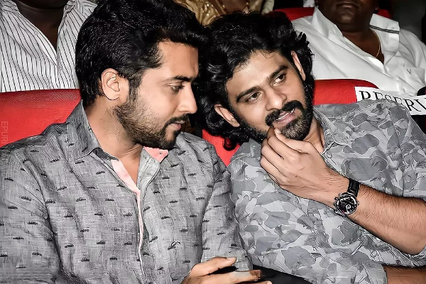 நடிகர் சூர்யாவிற்காக சாப்பிடாமல் காத்திருந்த பிரபாஸ்.. அதுவும் இரவு 11 மணி வரையாம் | Prabhas Waited For Suriya To Eat Briyani
