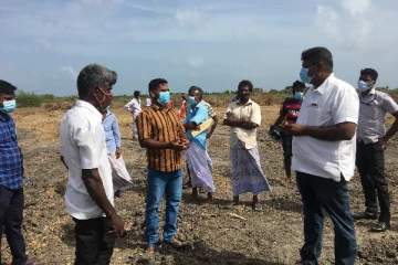 மாந்தை மேற்கில் காணி அபகரிப்பு! நாடாளுமன்ற உறுப்பினர் சாள்ஸ் நேரடி விஜயம்