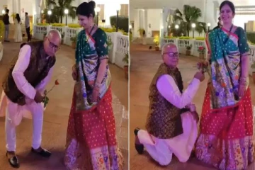 இந்த வயதிலும் மனைவிக்கு க்யூட்டாக ப்ரபோஸ் செய்த முதியவர் - பலரையும் ரசிக்க வைத்த வீடியோ!