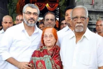 தந்தையின் உடலை மயானத்திற்கு தூக்கி சென்ற அஜித்.. கண்கலங்க வைக்கும் புகைப்படம்