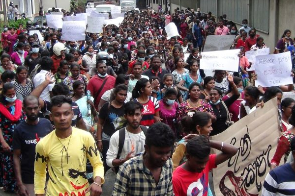 அரசாங்கத்துக்கு எதிராகக் கிளர்ந்தெழுந்த மக்கள்: போராட்ட களமாக மாறிய மலையகம் (Photos) | People Government Hutton Became Battleground