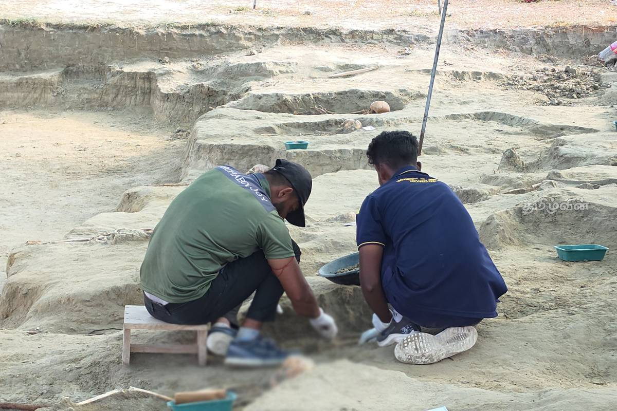 செம்மணி மனித புதைகுழியில் சிறுவர்களின் என்புக்கூடுகள் அடையாளம் | Semmani Day 39 13 Bone Cages Identification செம்மணி மனித புதைகுழியில் சிறுவர்களின் என்புக்கூடுகள் அடையாளம் | Semmani Day 39 13 Bone Cages Identification