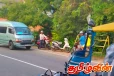 திருகோணமலையில் முச்சக்கரவண்டியுடன் மோட்டார்சைக்கிள் மோதி விபத்து