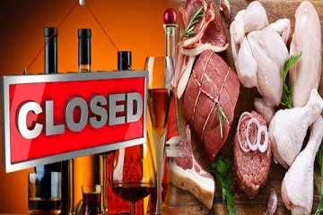 வெசாக் பண்டிகை தினங்களில் இறைச்சிக் கடைகளும் மதுபானசாலைகளும் பூட்டு