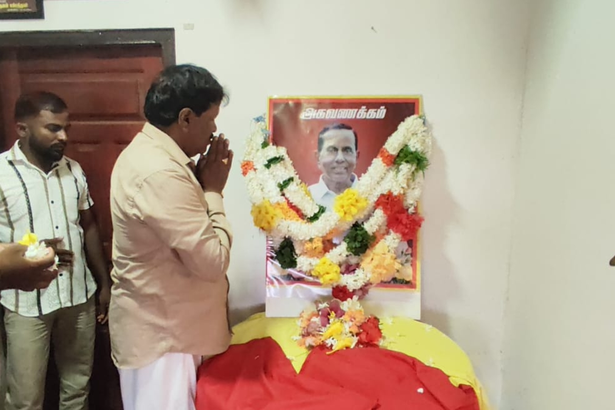 வவுனியா வடக்கில் தேனிசை செல்லப்பாவிற்கு அஞ்சலி: ரவிகரன் எம்.பி பங்கேற்பு | Tribute Paid To Thenisai Chellappa In Vavuniya