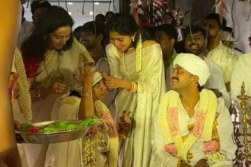 நடிகை சாய் பல்லவி தங்கை திருமணம்.. வைரலாகும் வீடியோ இதோ