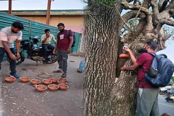அதிகரிக்கும் வெப்பநிலை ; தமிழ் இளைஞர்களின் மனிதநேயம்!