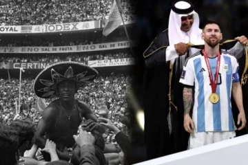 பீலேவுக்கு தொப்பி! மெஸ்ஸிக்கு கருப்பு அங்கி:கௌரவிப்புகள் மாறுபட்டதற்கான காரணம் இதுதான்