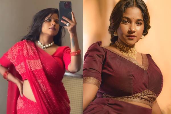 சிகப்பு சேலையில் மயக்கும் லுக்!! சுந்தரி சீரியல் நடிகை கேப்ரியல்லா கிளிக்ஸ்... | Serial Actress Gabrella Sellus Recent Saree Photos சிகப்பு சேலையில் மயக்கும் லுக்!! சுந்தரி சீரியல் நடிகை கேப்ரியல்லா கிளிக்ஸ்... | Serial Actress Gabrella Sellus Recent Saree Photos