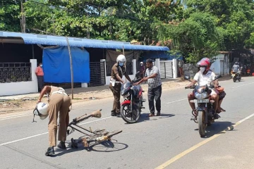 களுவாஞ்சிகுடியில் இடம்பெற்ற விபத்தில் ஒருவர் படுகாயம்