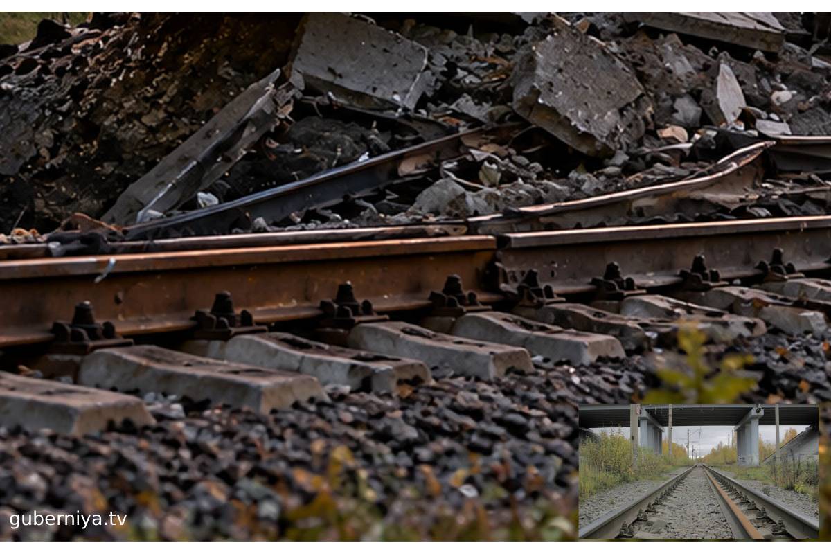 Ukraine drone attack on russia railway tracks
